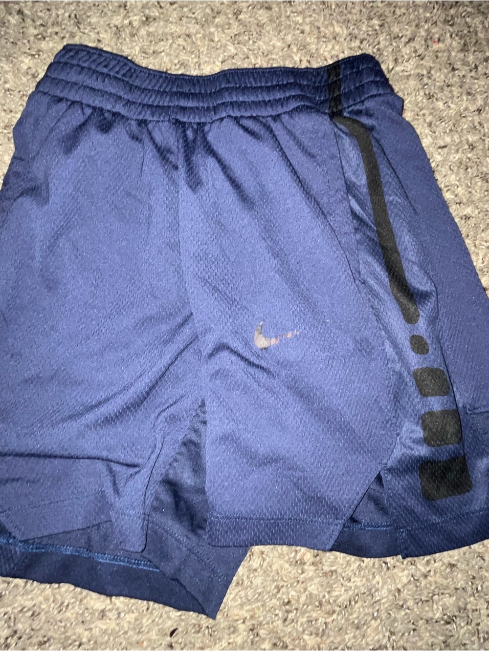 Nike boys S Navy Athletic Shorts